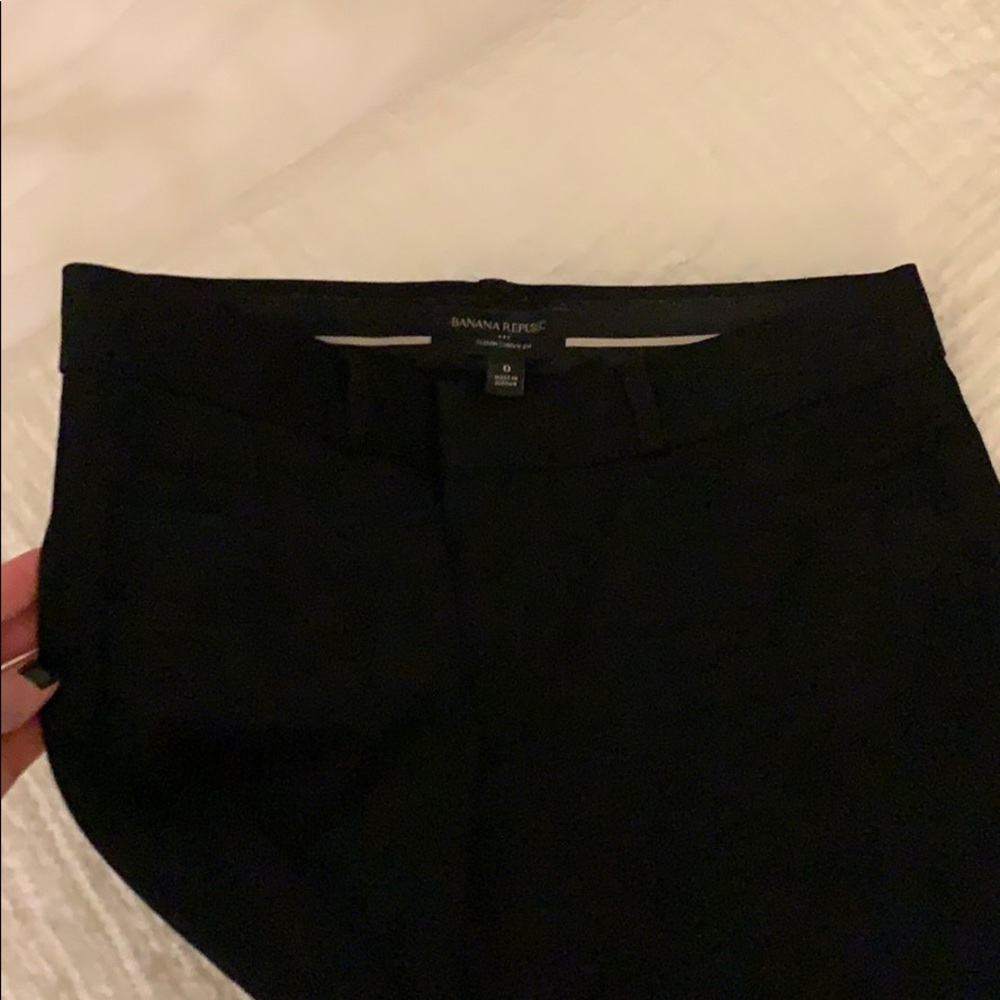 banana republic black dress pants